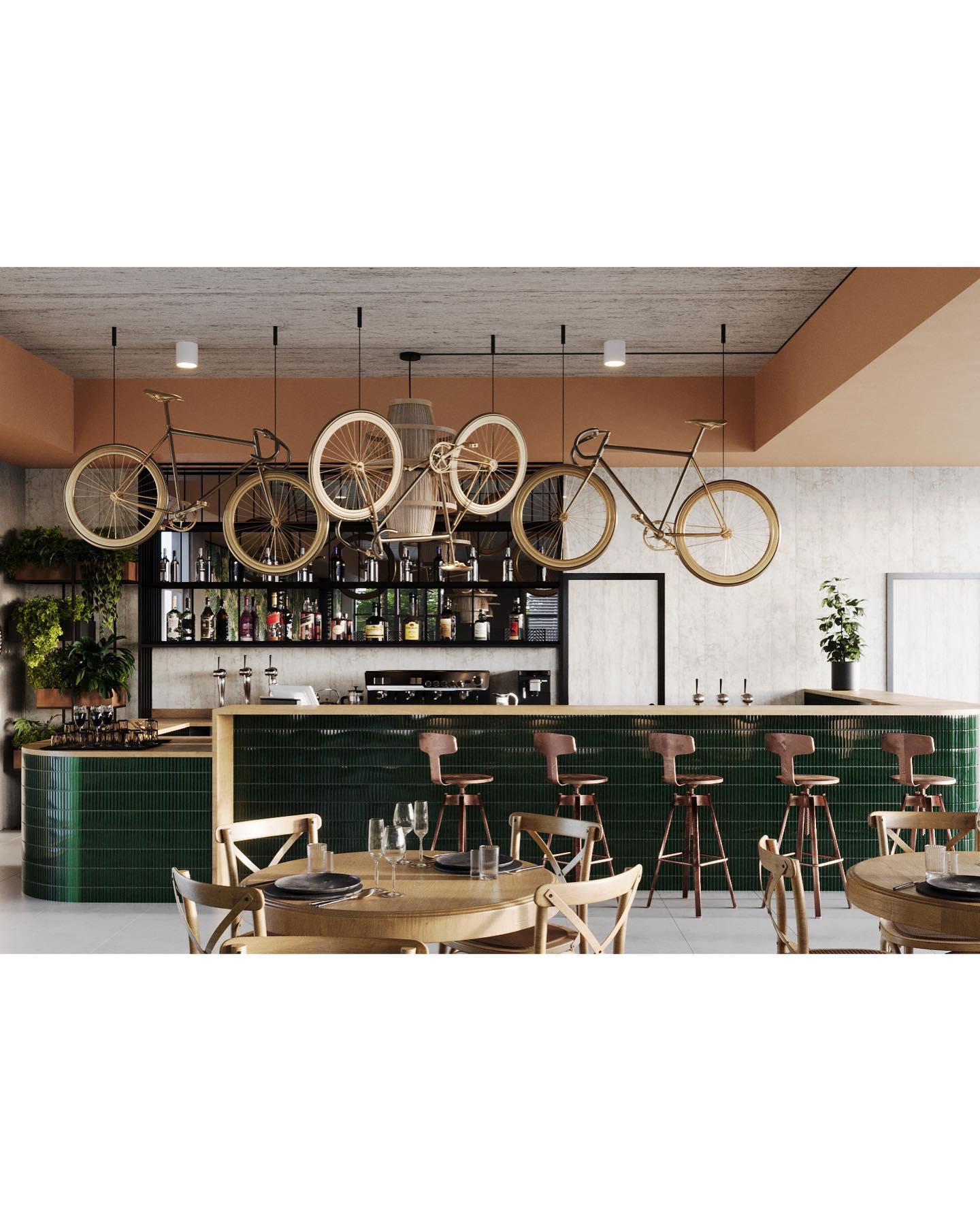 Motywem przewodnim nowej restauracji w Międzywodziu jest las, natura, rowery 🌿🌲🚲