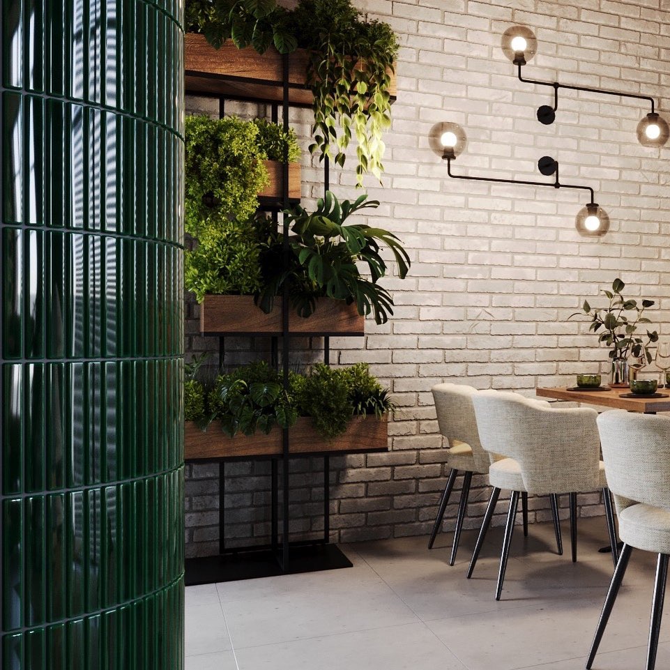 Ujęcie na fragment @bistro_rowerek w Międzywodziu, który projektowałyśmy z @jung… — 2