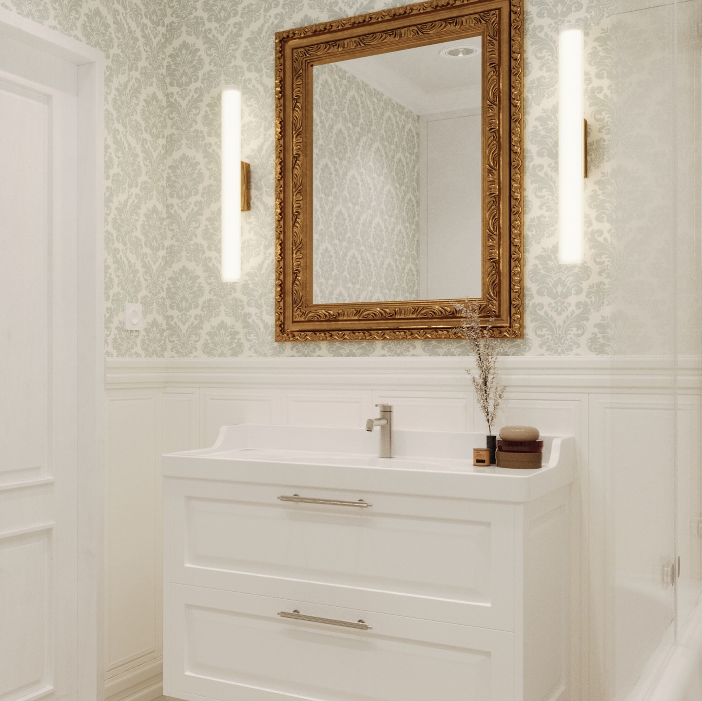 🏛️ Elegancja klasyki w łazience 🛁✨ — 2